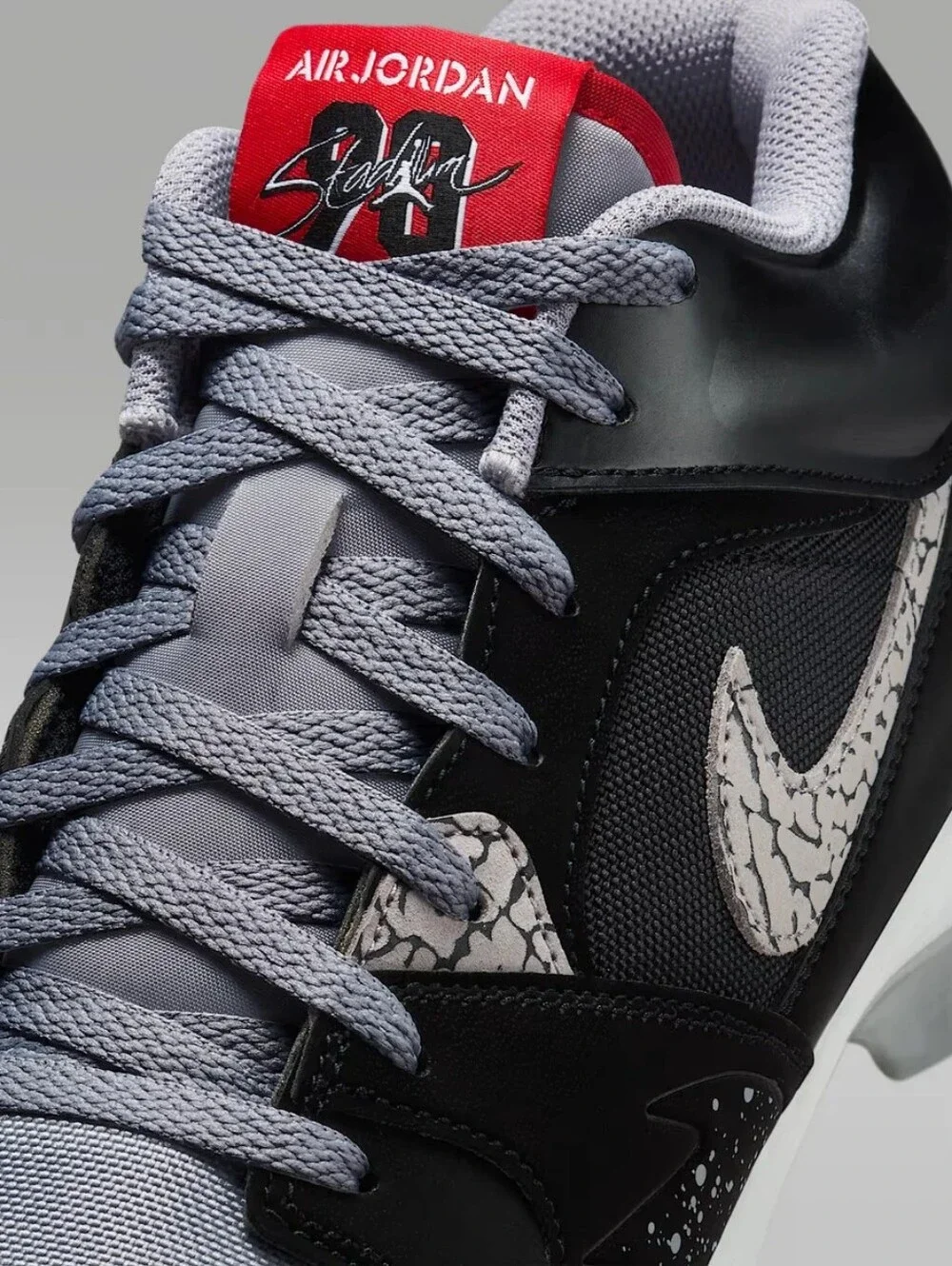 Men's Air Jordan Stadium 90 Cleat 'Black Cement' Football Cleats